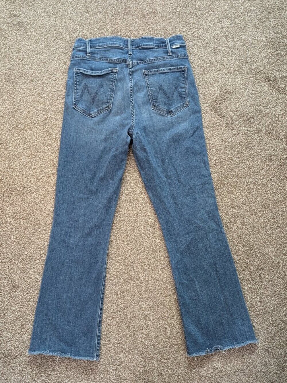 Mother Hustler Ankle Fray Jeans Size 30 - Picture 5 of 9